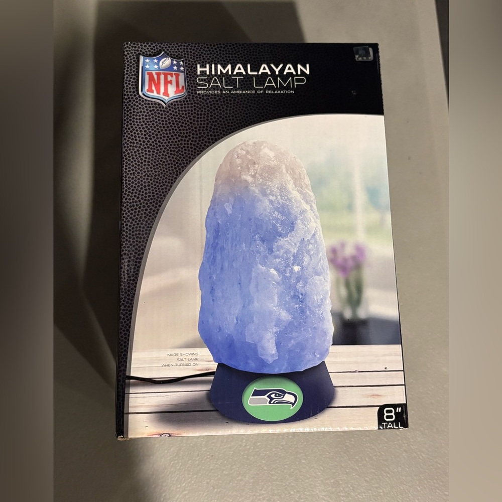 NEW Seattle Seahawks Himalayan Salt Lamp NFL Salt Rock Lamp Super Bowl Champions